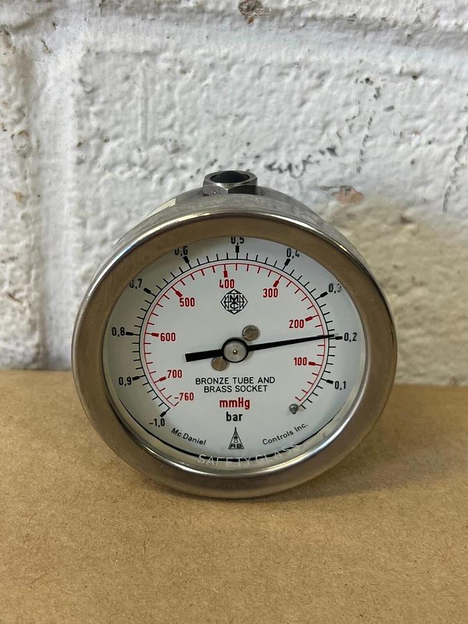 Used McDaniel Controls Bronze Tube and Brass Socket