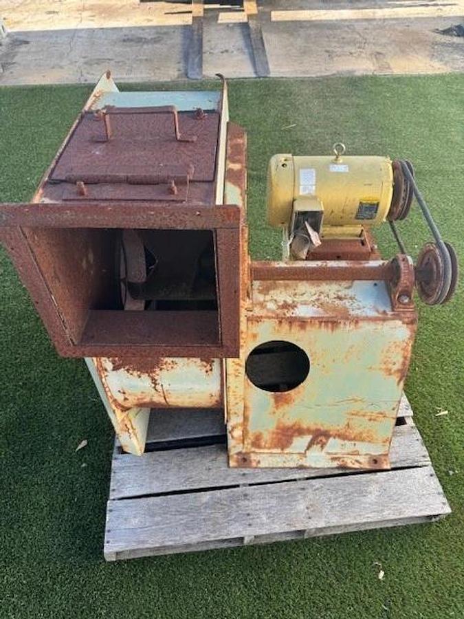 Used American Fan Co IE-13-MH, CCW Top Horizontal, Baldor 10Hp Motor @ 1770RPM, 575V