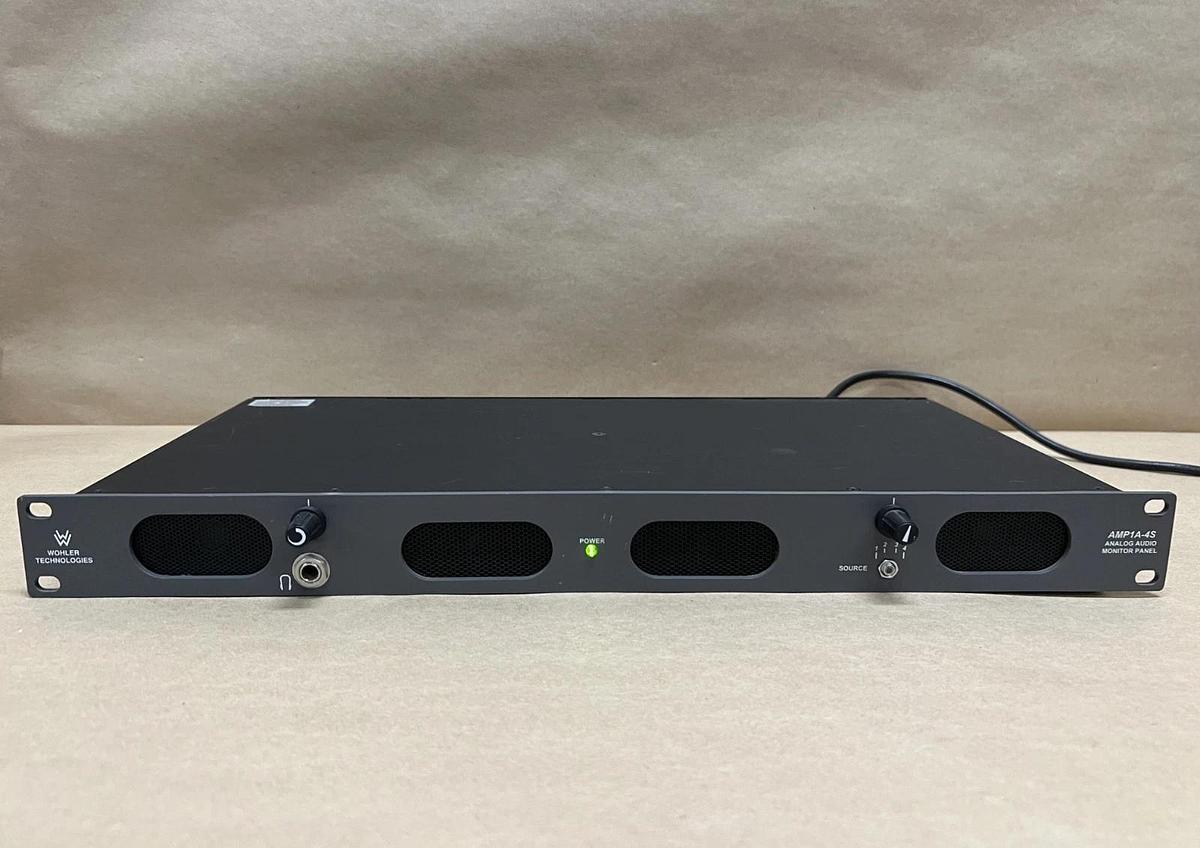 Used Wohler Technologies AMP1A-4S Analog Audio Monitor Panel (Missing Knob)
