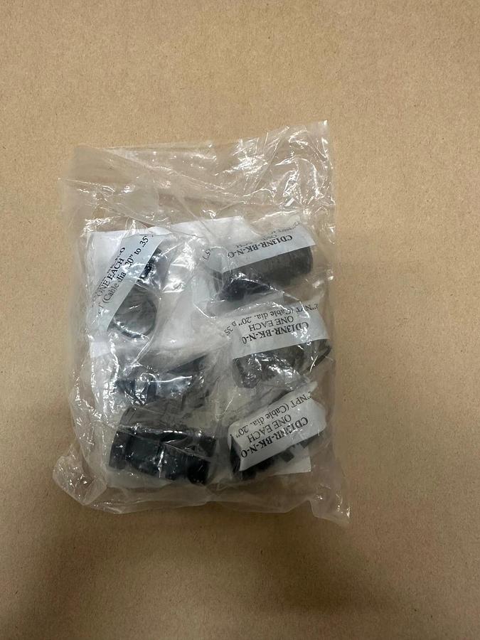 Used Sealcon CD13NR-BK-N-O Cable Connector - Qty 6