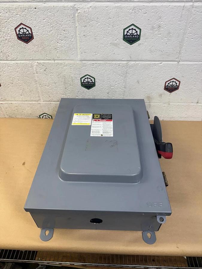 Used Square D HU662AWK Safety Switch, 60A, 600VAC