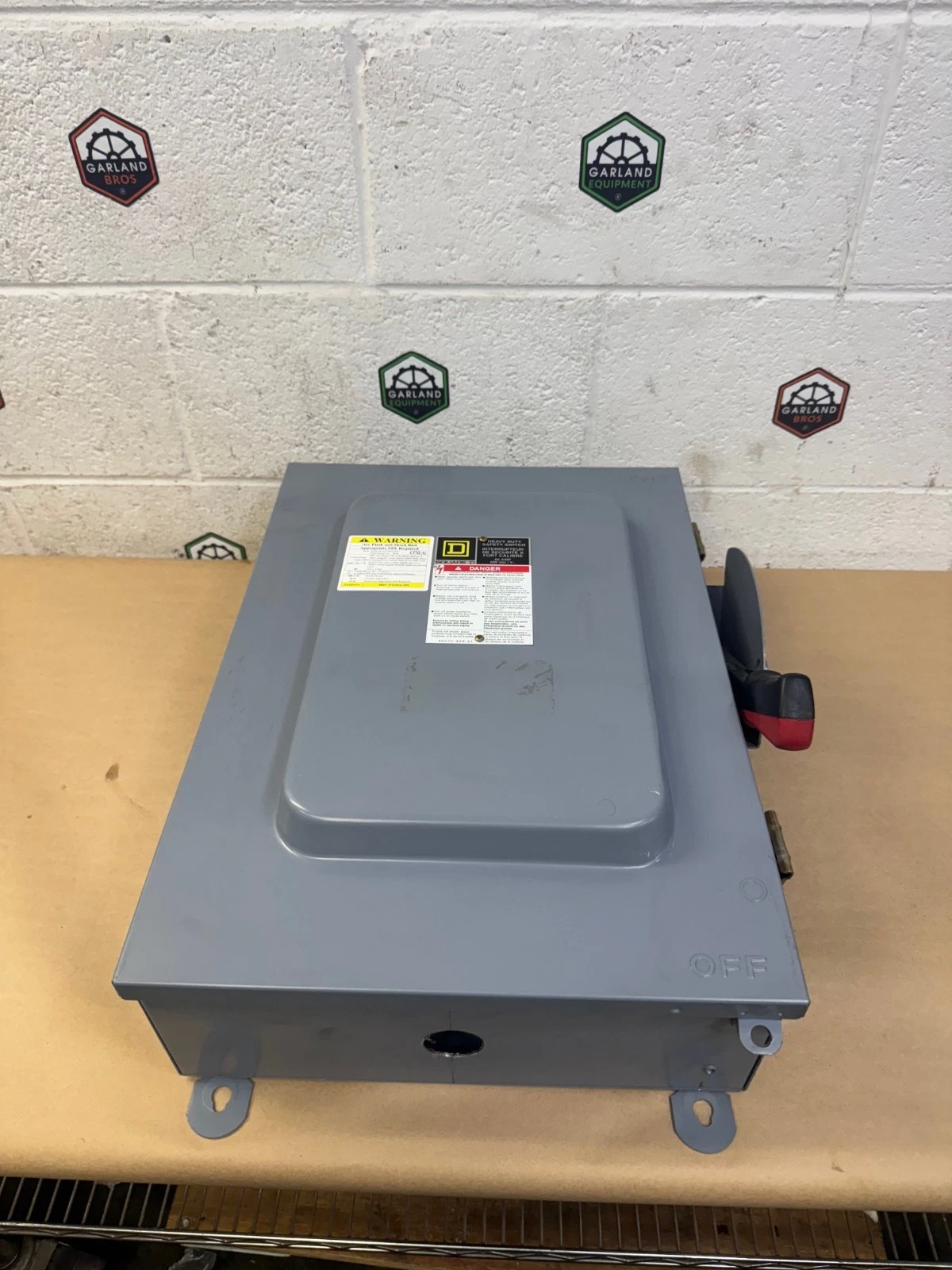 Used Square D HU662AWK Safety Switch, 60A, 600VAC