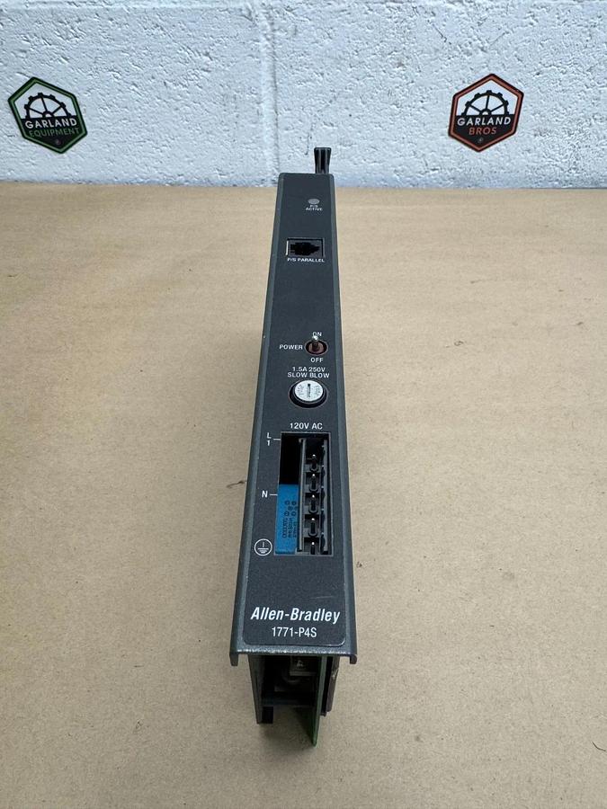 Used Allen Bradley 1771-P4S 120V Power Supply Module