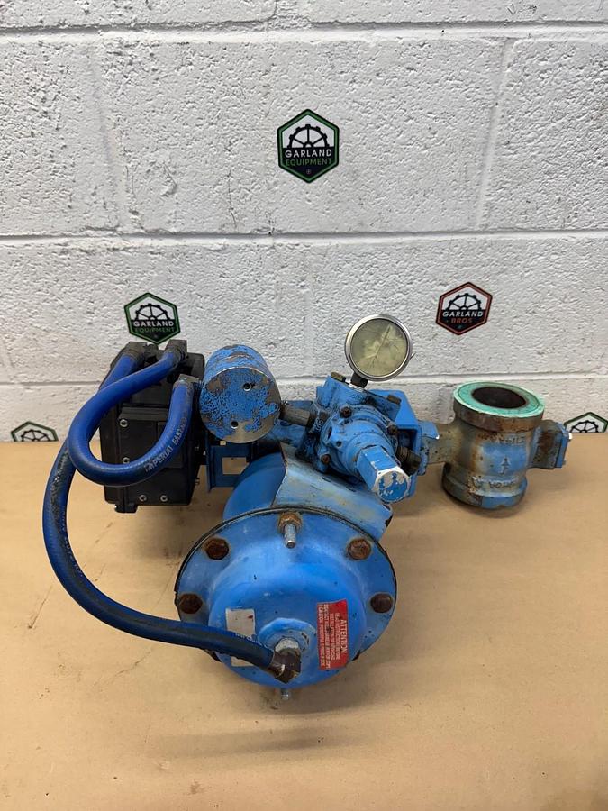 Used Neles Jamesbury 2-3/8” V-Ball Control Valve w/ NE727S/S1 Positioner