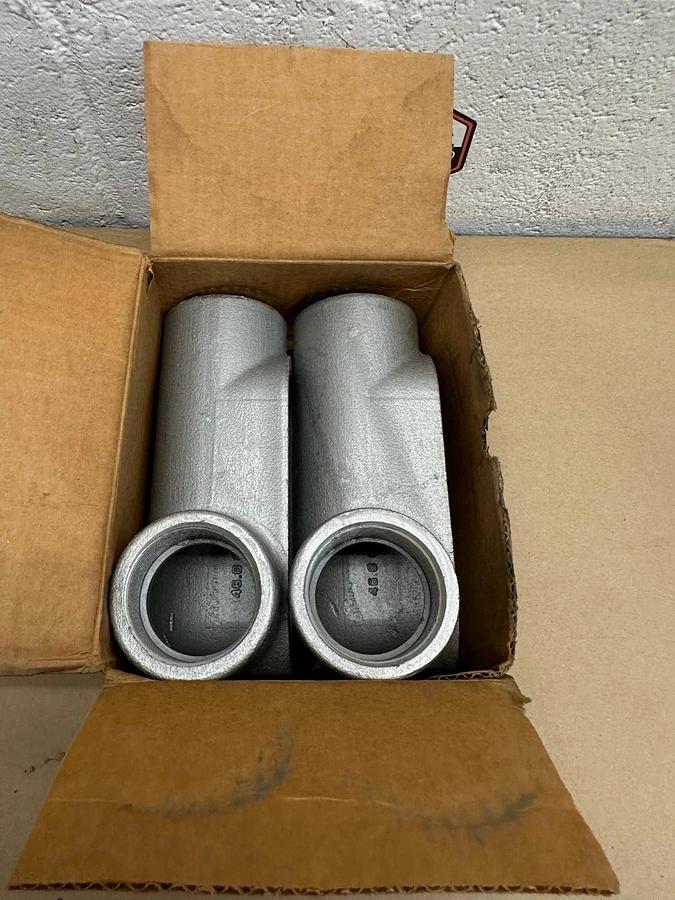 Used Cooper Crouse Hinds LL67 Conduit, 2”, Form 7 (Pack of 2) *NEW*