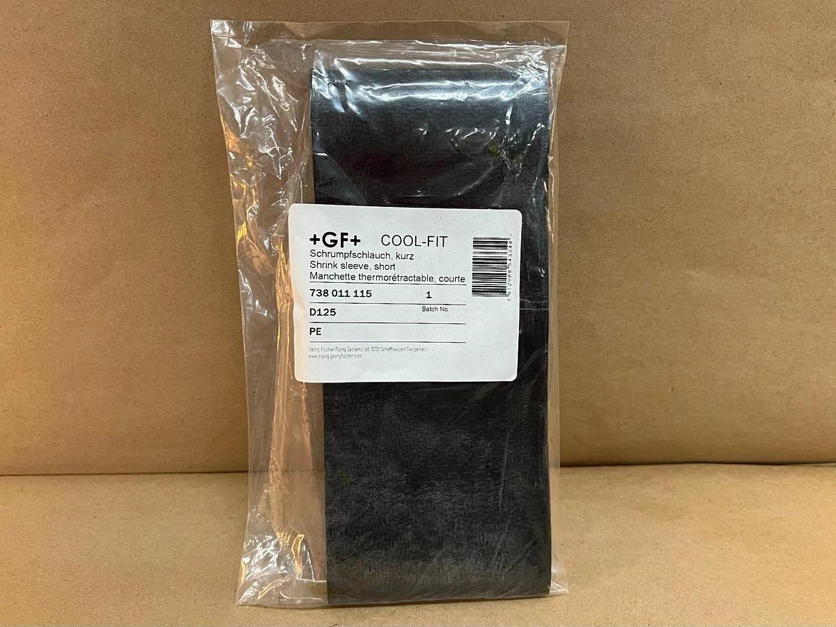 Used Georg Fischer 738 011 115 Cool-Fit Shrink Sleeve, D125 Sleeve Size, Lot of 16