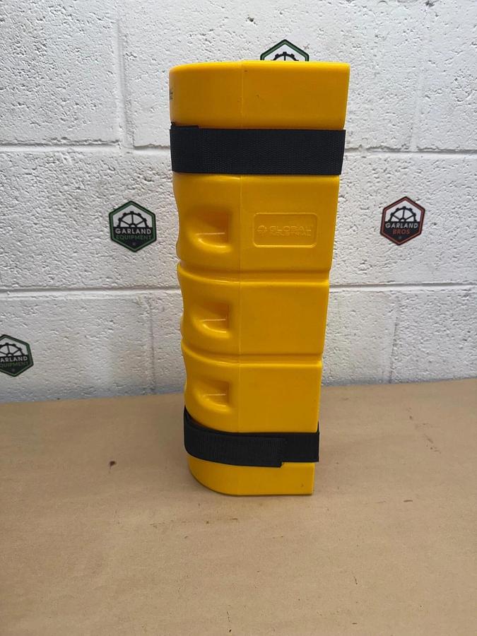 Used Global Industrial 799047 Rack Protector, 3”x3” Opening, 18” H, Yellow