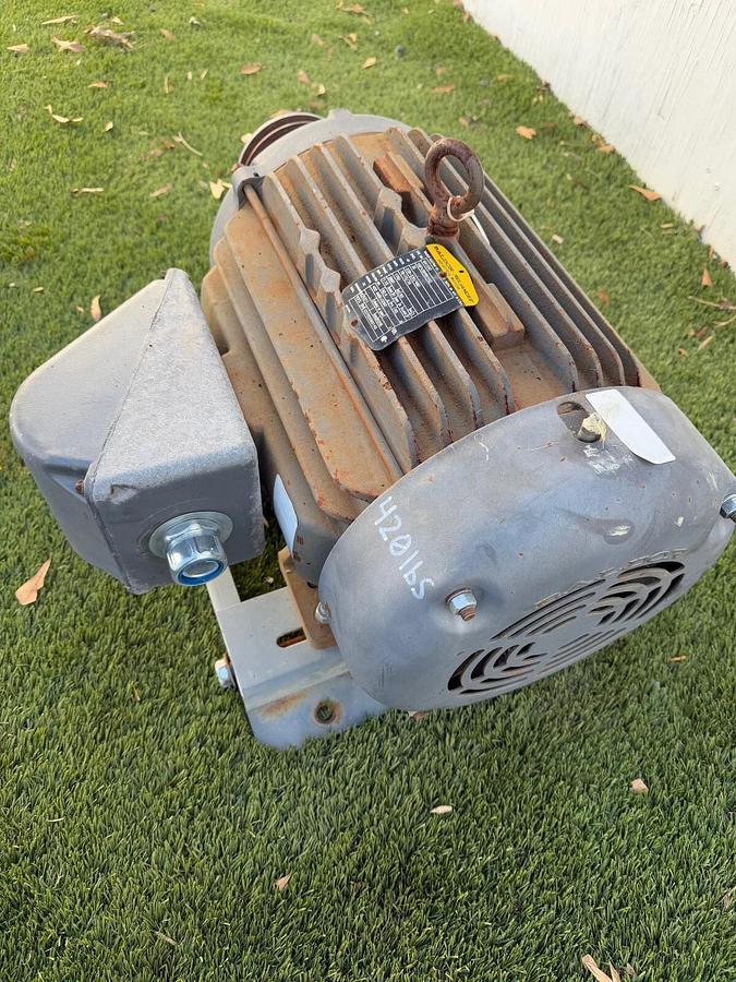 Used Baldor Reliance Ind Motor M4104T, 30Hp 1760RPM 208-230/460V 3 Ph 286T Frame 60Hz