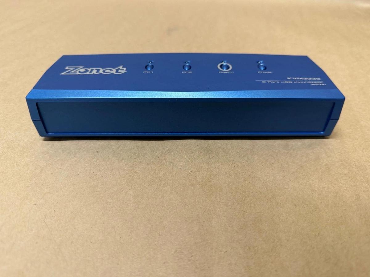 Used Zonet KVM3332 2-Port USB KVM Switch w/ Audio
