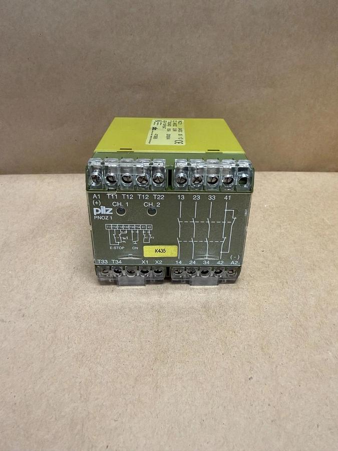 Used Pilz PNOZ 1 35/10 Safety Relay - FOR PARTS