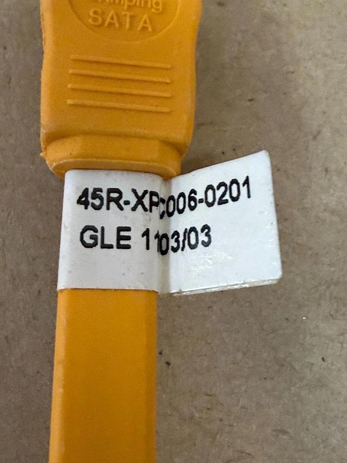 Space Shuttle-D 45R-XPC006-0201 26 AWG Serial ATA (SATA) Data Cable - Lot of 10