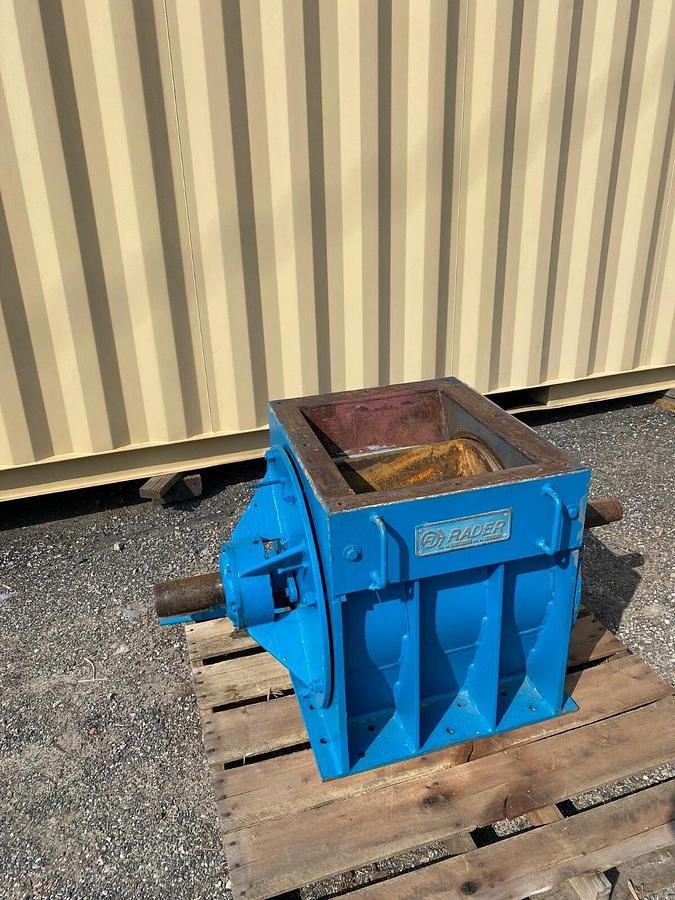Used Rader 20x20 EF Rotary Airlock Feeder