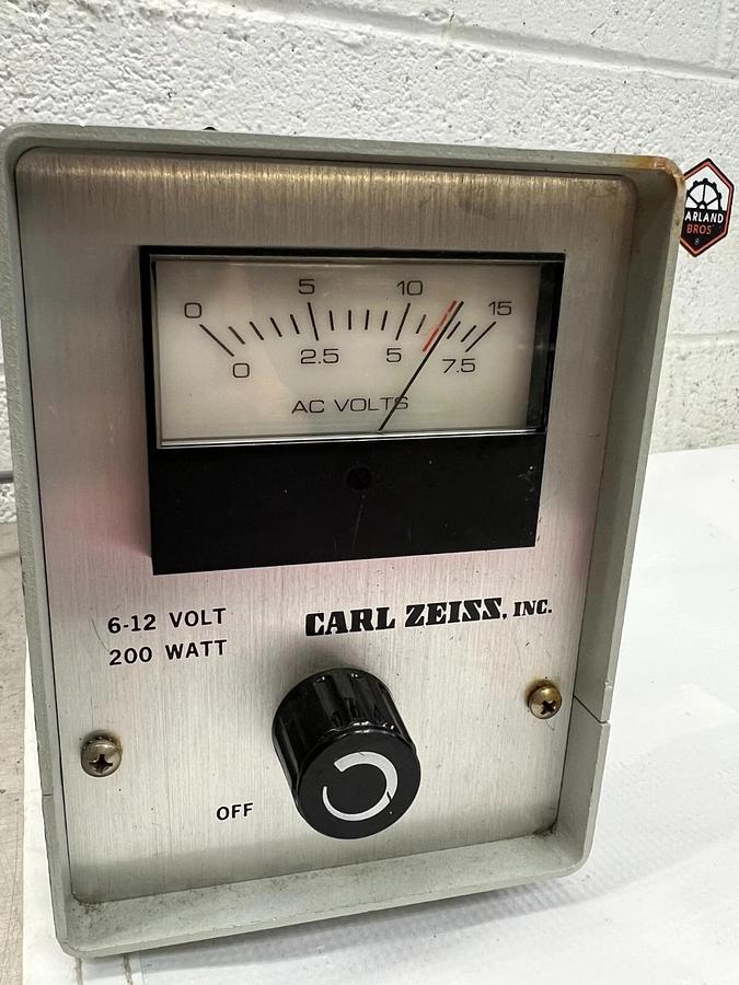Used Carl Zeiss 910103 Component Power Supply 6-12 Volt, 200 Watt