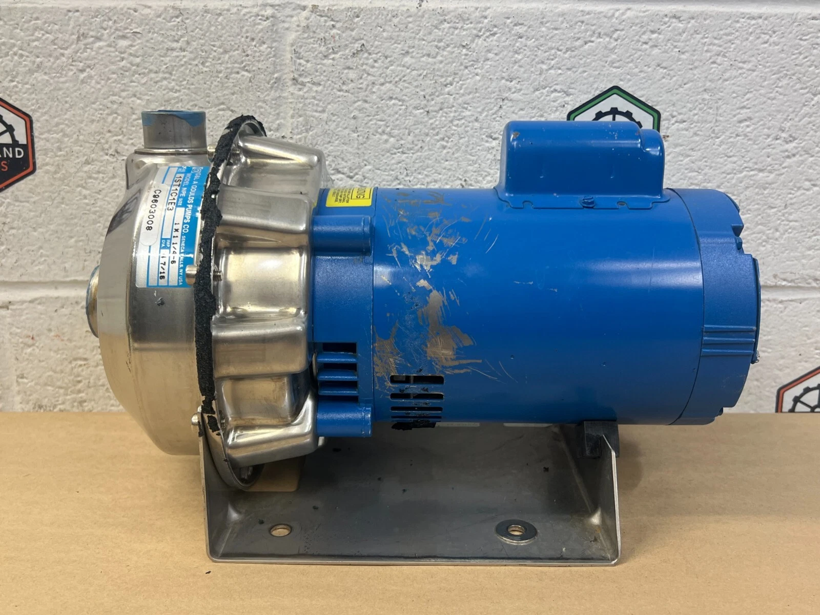Used Goulds Pumps 1ST1C1E3 1x1 1/4-6 Pump
