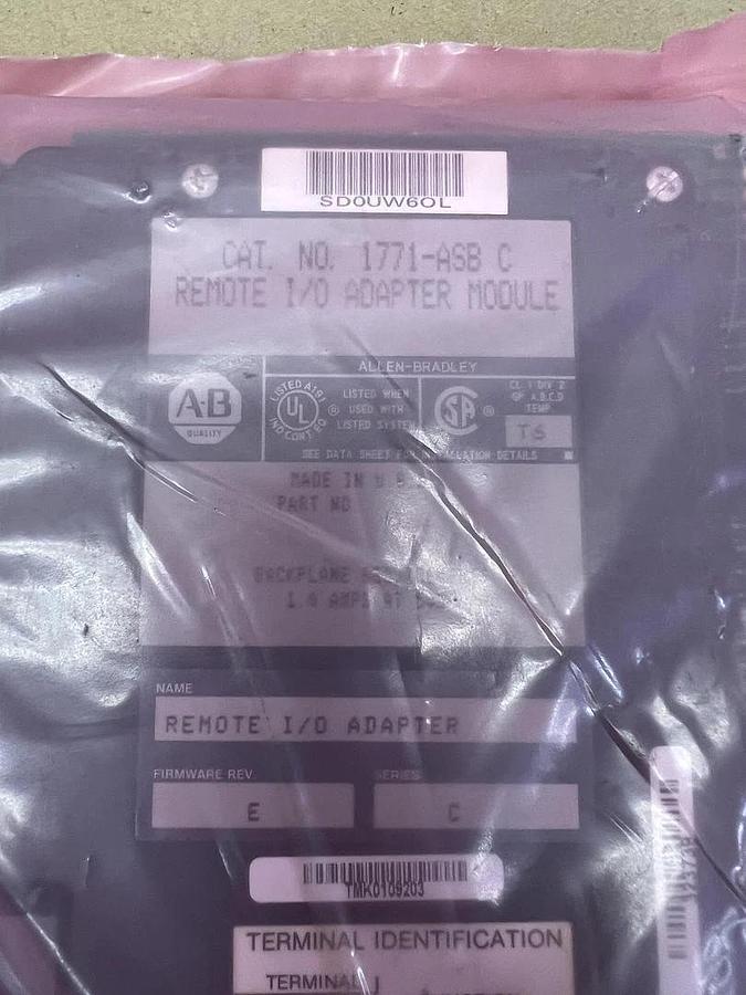 Used Allen Bradley 1771-ASB Remote I/O Adapter Module