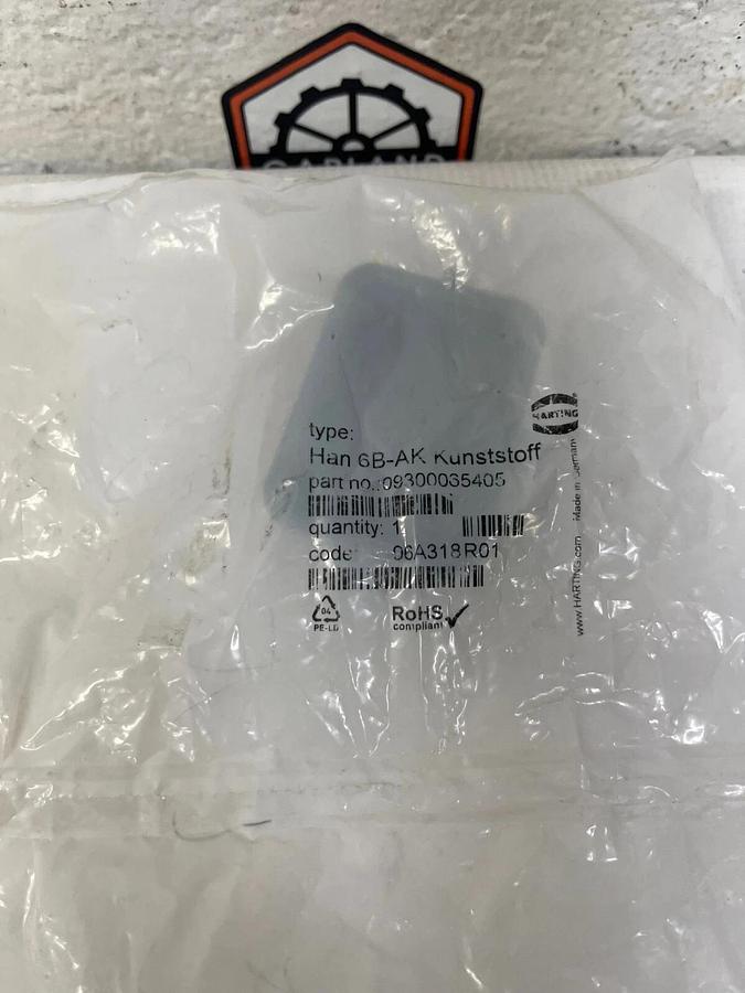 Used Harting Han 6B-AK Protective Cover for Housings - Lot of 2