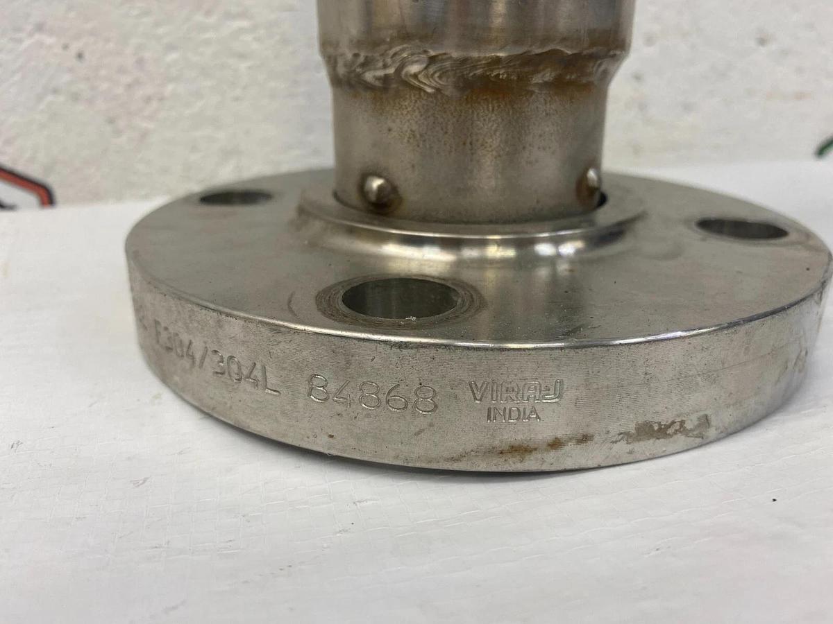 Used Viraj AZSA182 B16 Stainless Steel Braided Hose