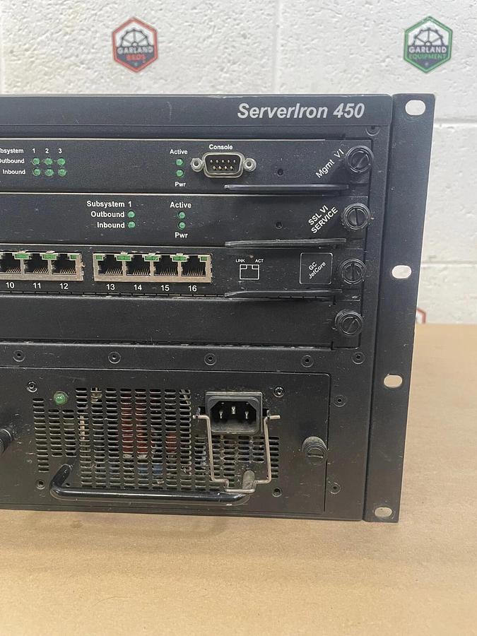 Used Foundry Networks B4000 ServerIron 450
