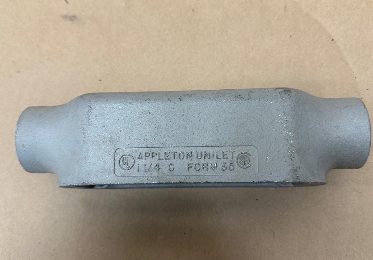 Used Appleton Unilet Form 35, 1-1/4” C Conduit
