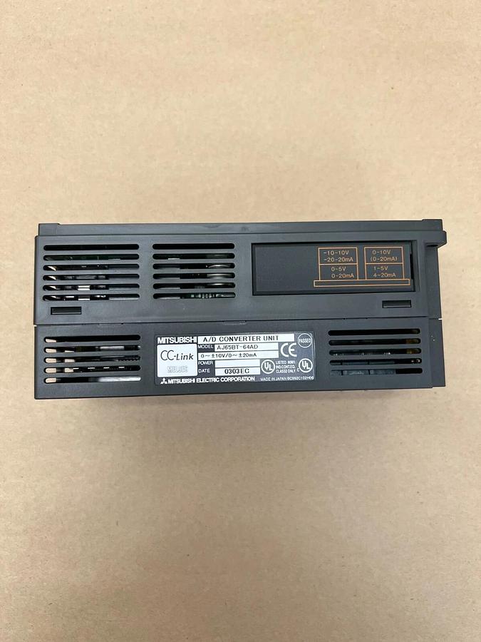 Used Mitsubishi AJ65BT-64AD CC-Link A/D Converter Unit