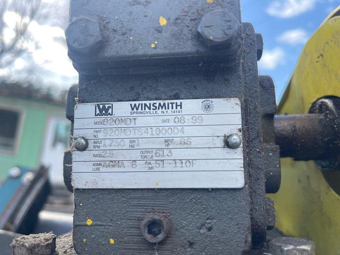 Used Bilt-Rite CL-450 L Shape Incline Cleated Conveyor W:9” L:114”, 1/3Hp DC Motor