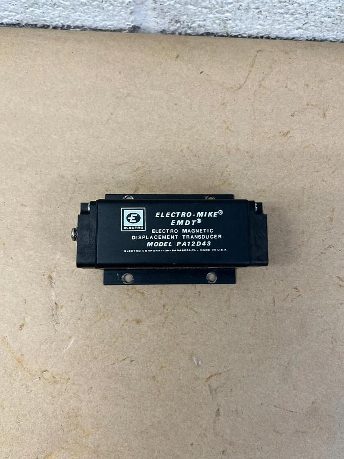 Used Electro-Mike PA12D43 EMDT, Electro Magnetic Displacement Transducer