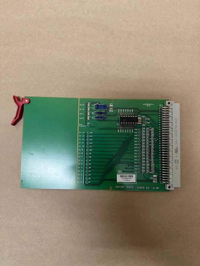 Used Sator Laser User IO 3.00 Circuit Board