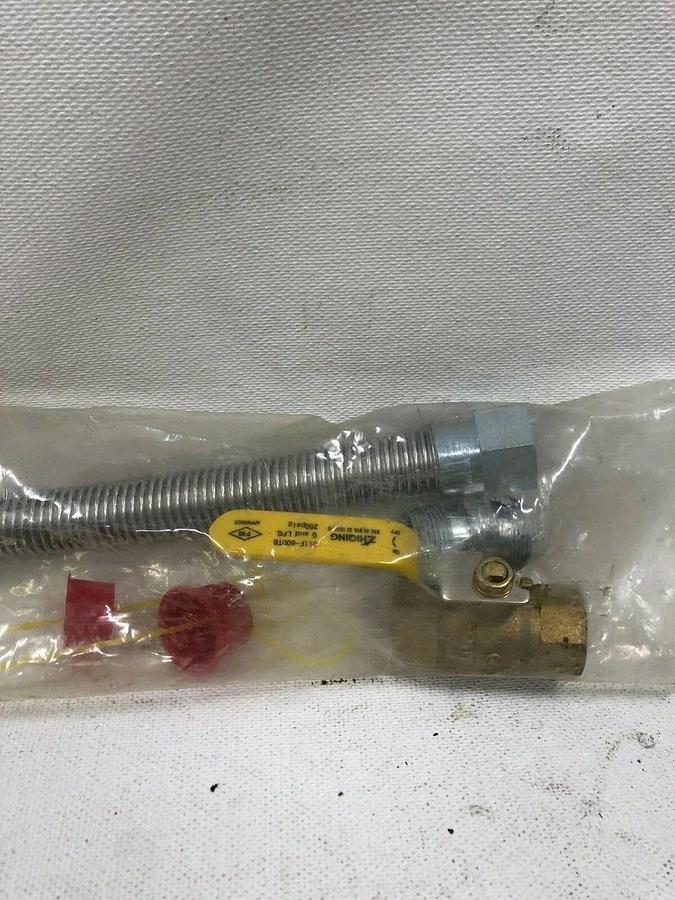 Used Dormont MFG 7031-4142 Gas Connector Kit w Male Couplings