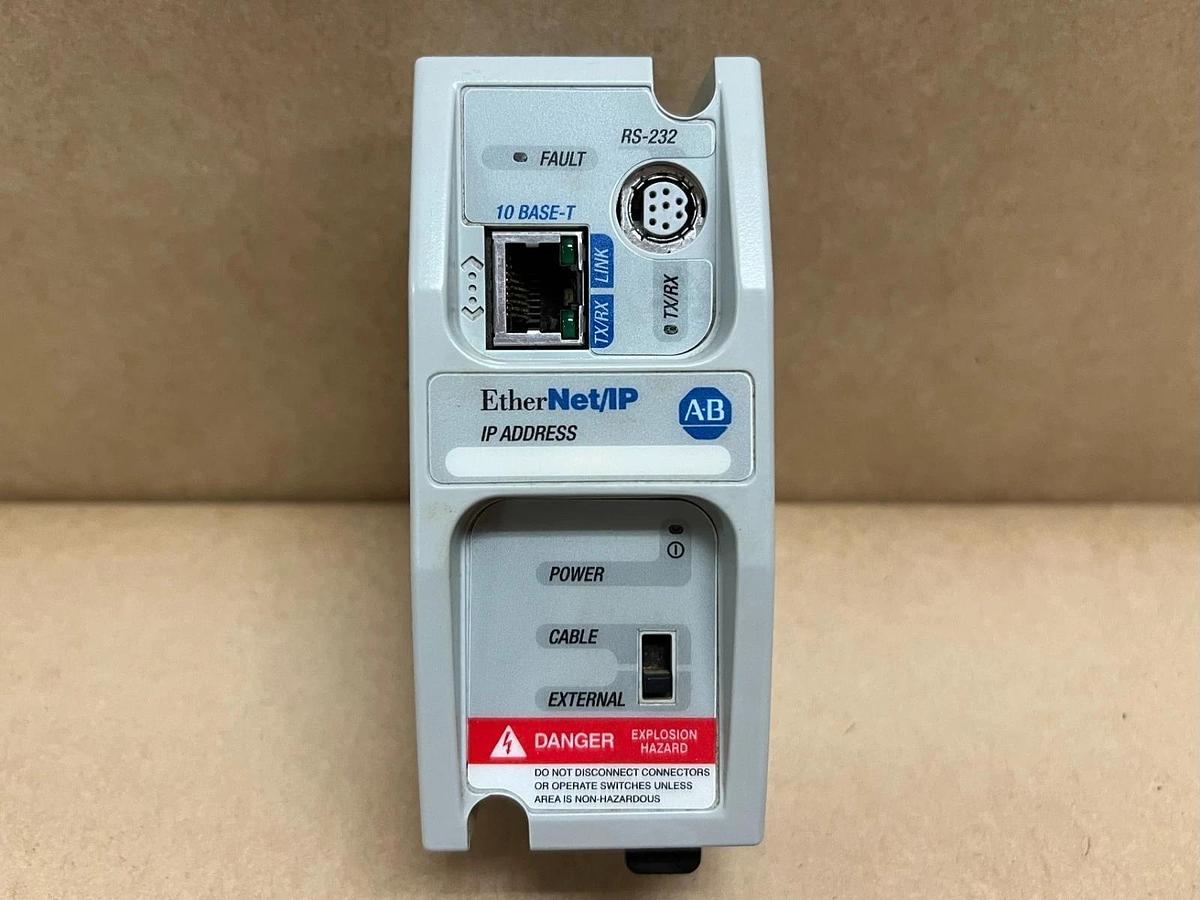 Used Allen Bradley 1761-NET-ENI Ser. B Ethernet Interface FRN 2.00