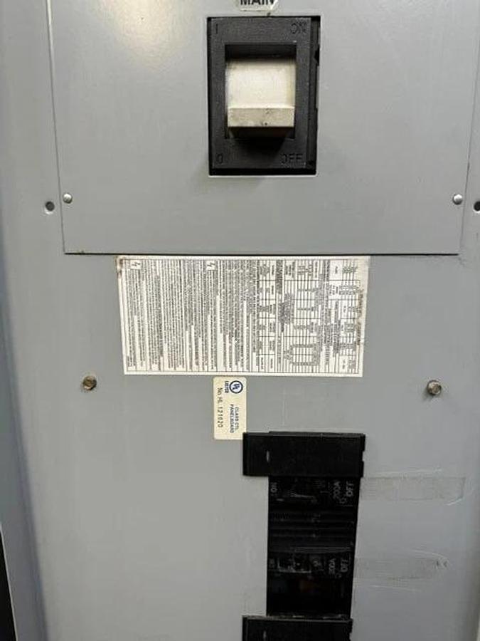 Used General Electric A-Series Panelboard AB643, GE TJD422400 400A Circuit Breaker