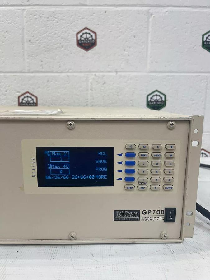 Used DiCon GP700 General Purpose Fiber Optic Switch