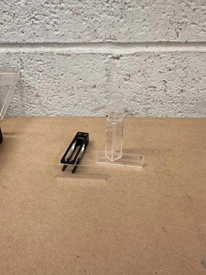 Used Uvonic Cuvettes - Type 20C - UV Cuvette with Holder and Plates 0.1mm