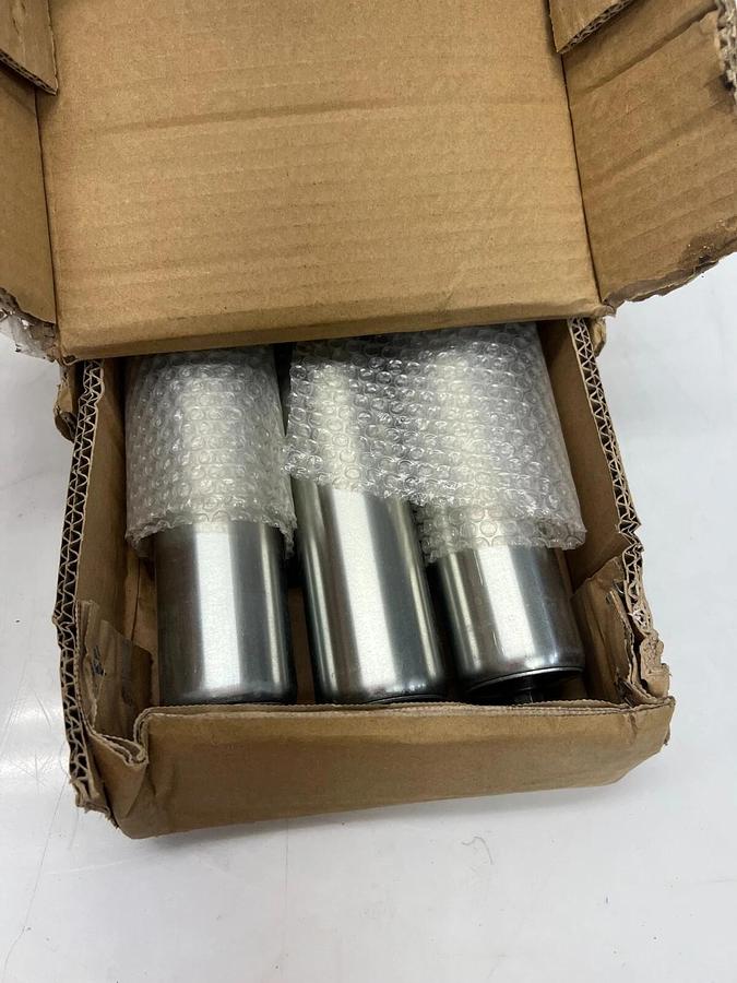 Used Global Industrial 293181 21” Replacement Roller, 1.9” dia Galvanized Steel (3)