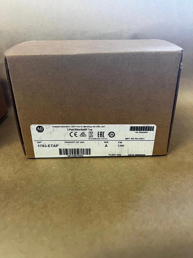 Used Allen Bradley 1783-ETAP 3-Port Ethernet/IP Tap *FACTORY SEALED*