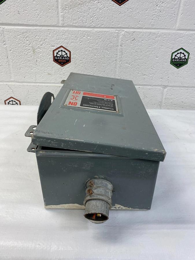 Used Cutler-Hammer DH361NDK 30 Amp Heavy Duty Safety Switch 277/480 600V 4 Wire