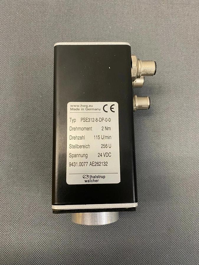 Used Halstrup Walcher PSE312-8-DP-0-0 Rotary Positioner