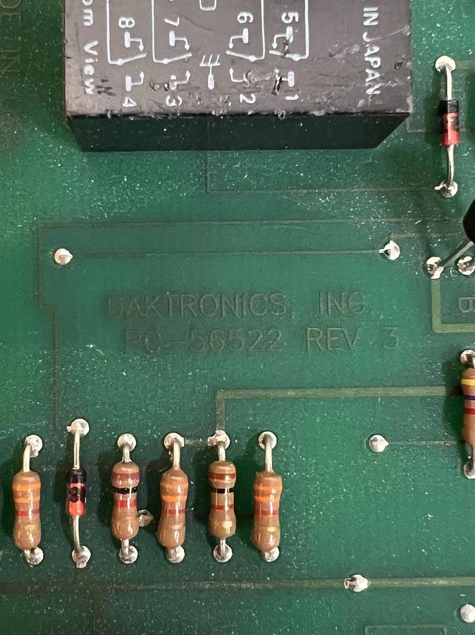 Used Daktronics PC-56522 Control Board