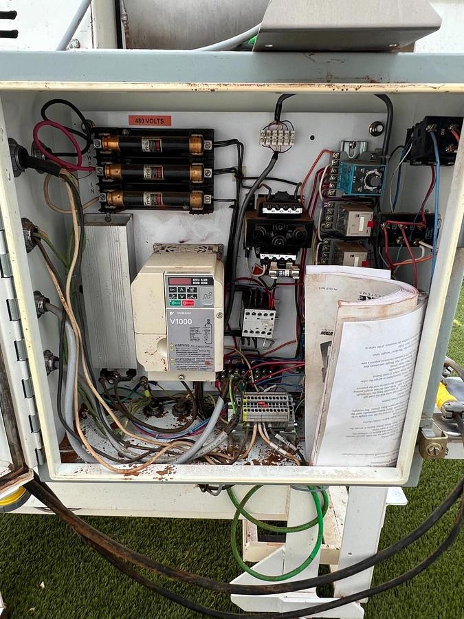 Used Taylor Products Model APV (2013) Prater Sifter, Pre-Inflator Tube, Dust Shroud