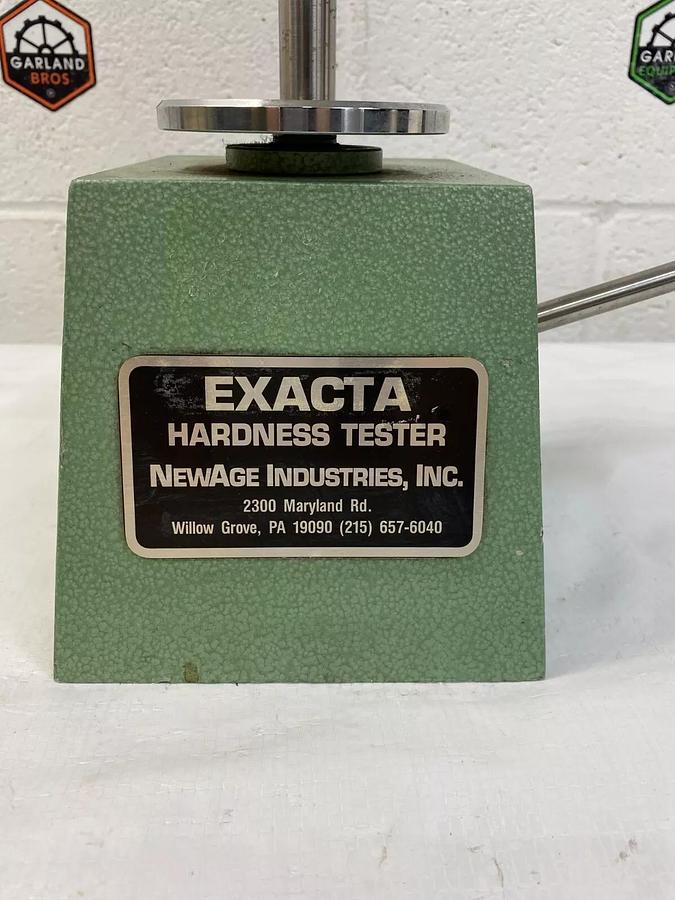 Used NewAge Industries HP100T Exacta Hardness Tester Newage Age 100