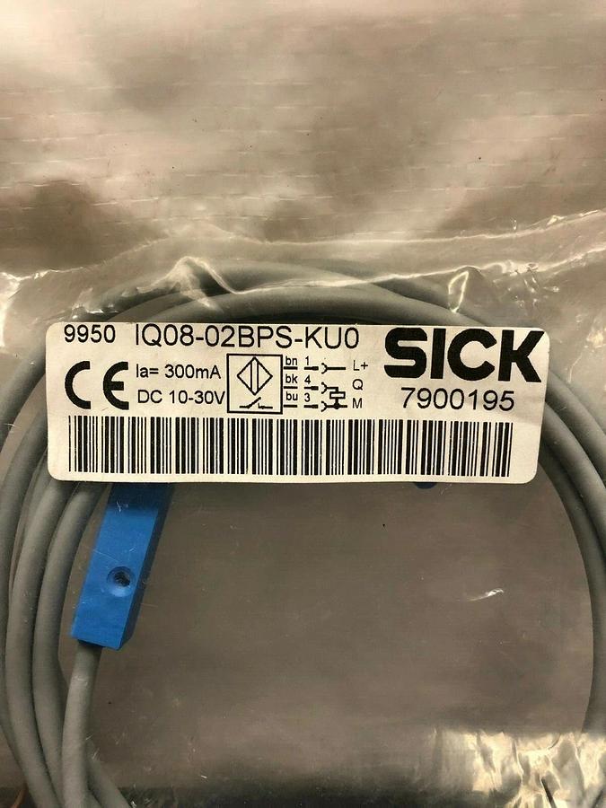 Used Sick IQ08-02BPS-KU0 Inductive Proximity Sensor