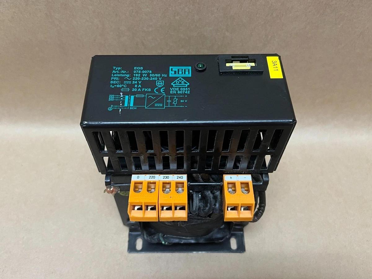 Used SBA EGS 075-0078 Power Supply Transformer