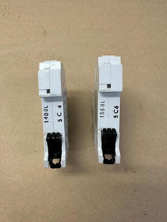 ABB Circuit Breakers S201C4, S201C6 (Lot of 2)