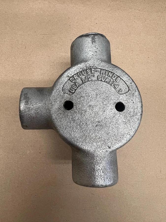 Used Crouse-Hinds GUAT14 Conduit Outlet Box