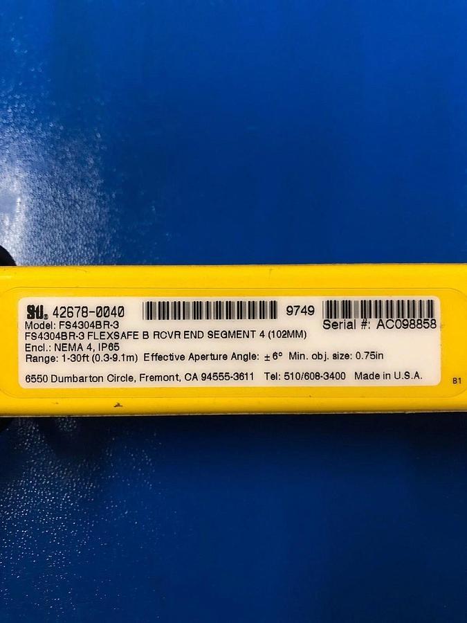 Used Sti FlexSafe FS4300 Series: FS4348BX-1, FS4320BR-1, FS4304BR-3, with cord