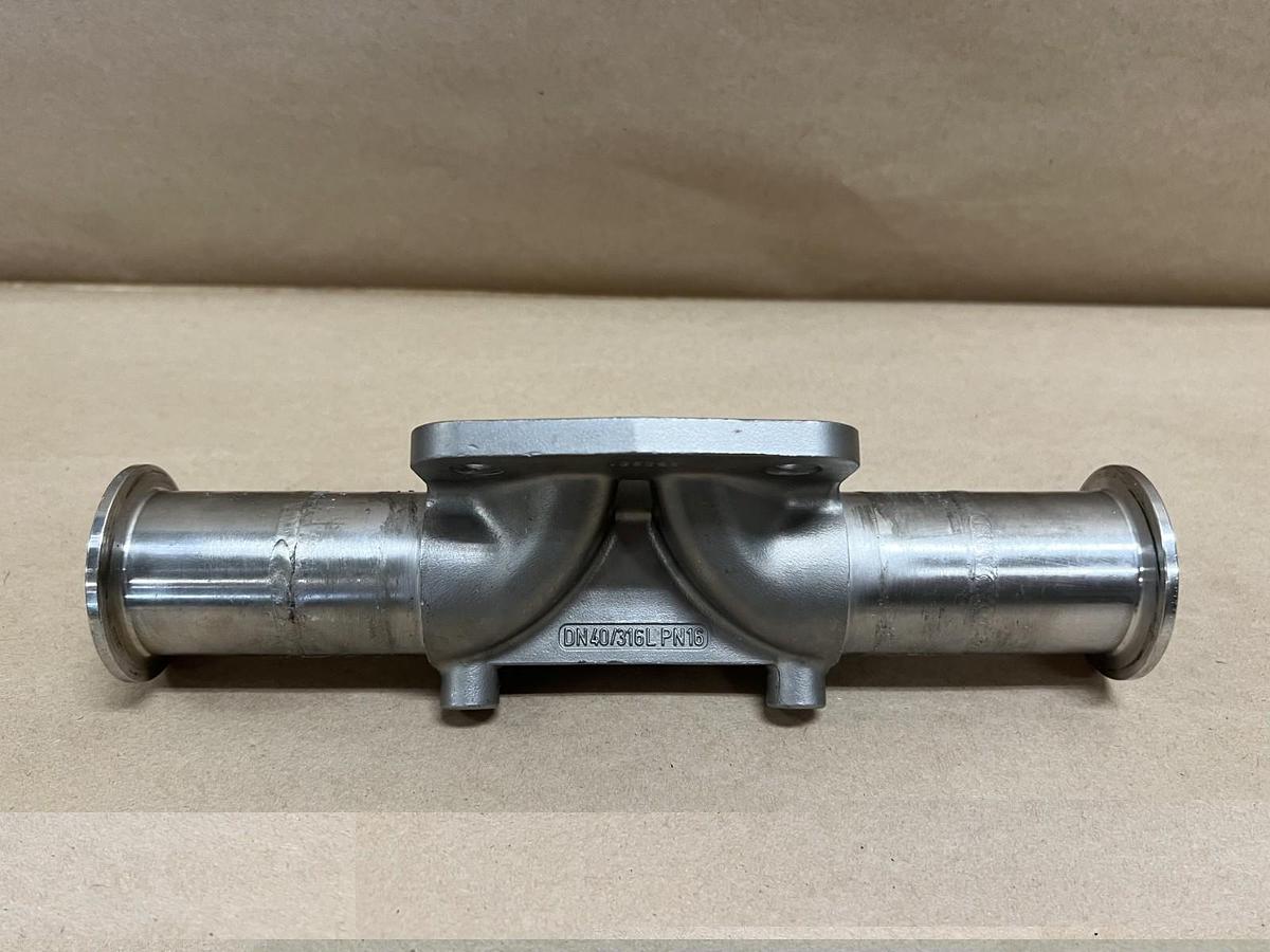 Used Gemü 316L Sanitary SS 1-1/2" Two-Way Diaphragm Valve