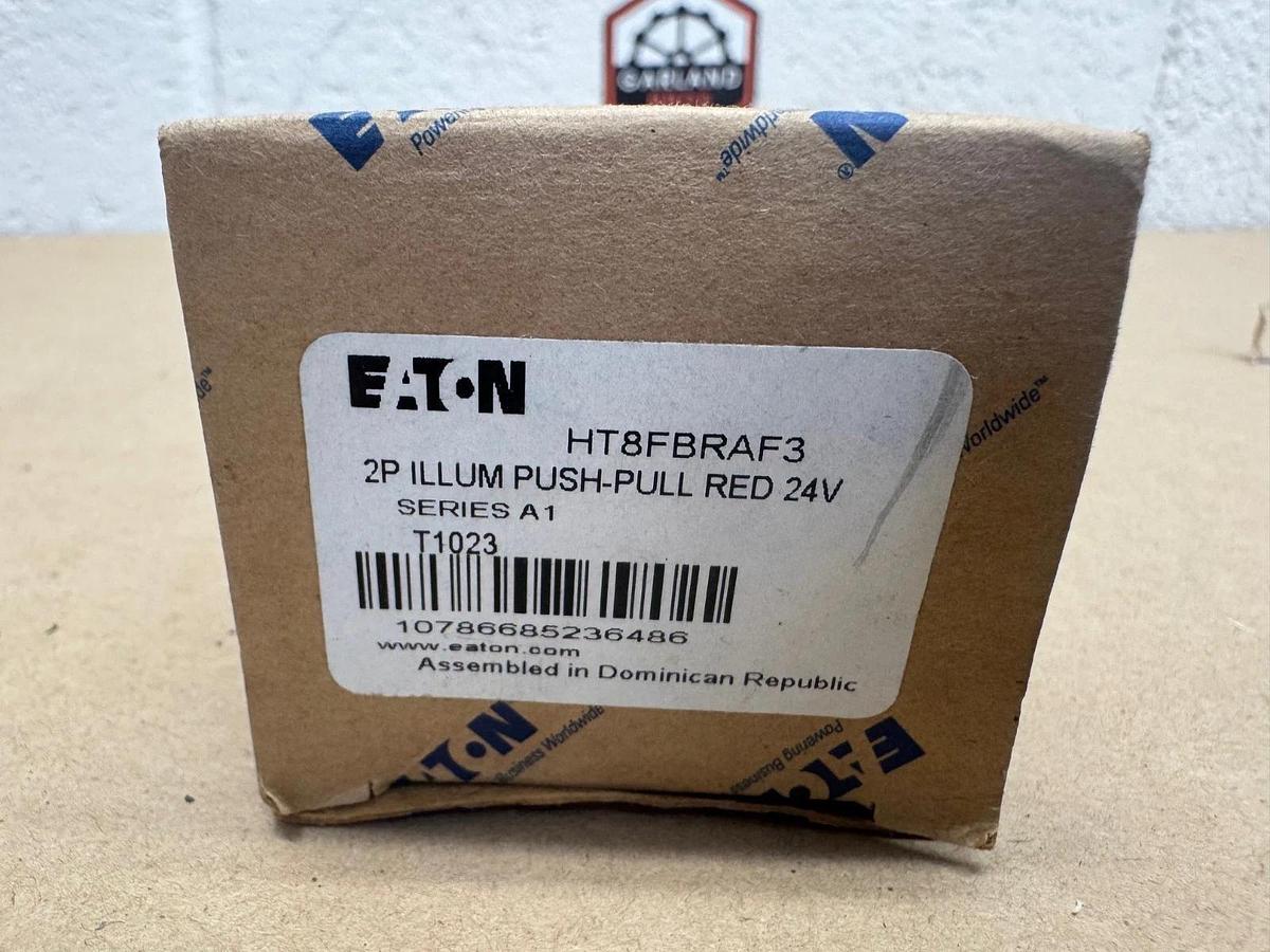Used Eaton HT8FBRAF Red Push-Pull Button 24V *NEW*