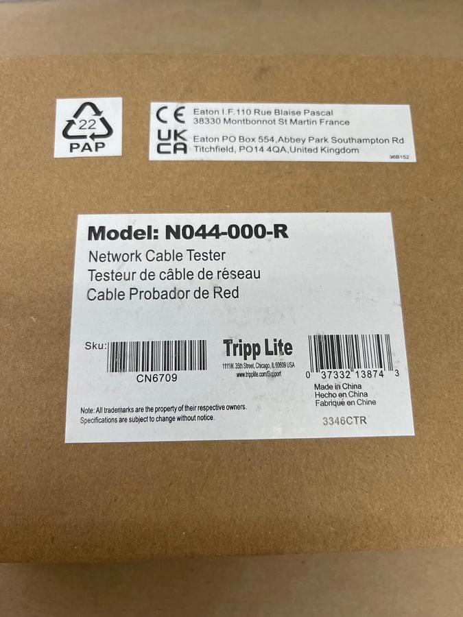 Tripp Lite N044-000-R Cable Continuity Tester
