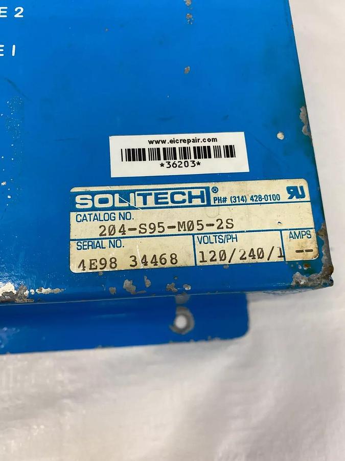 Used Solitech 204-S95-M05-2S Controller  - For Parts