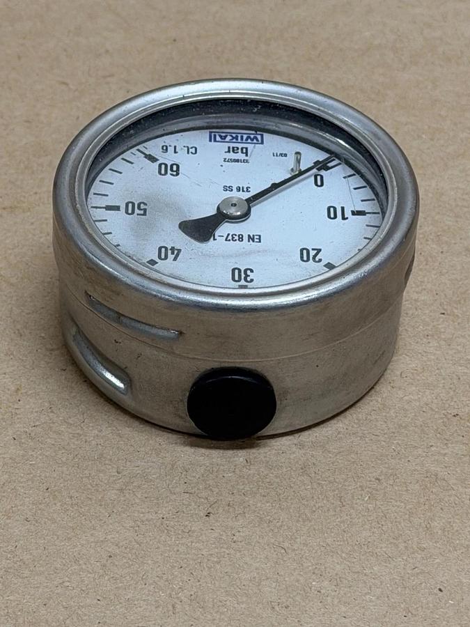 Used WIKA EN 837-1 0-60 Pressure Gauge
