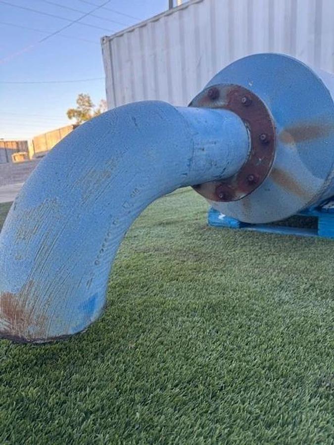 Used Industrial Silencer, 72”x24” Fan Silencer, 150 Gallon Tank, Dual 8” Outbores